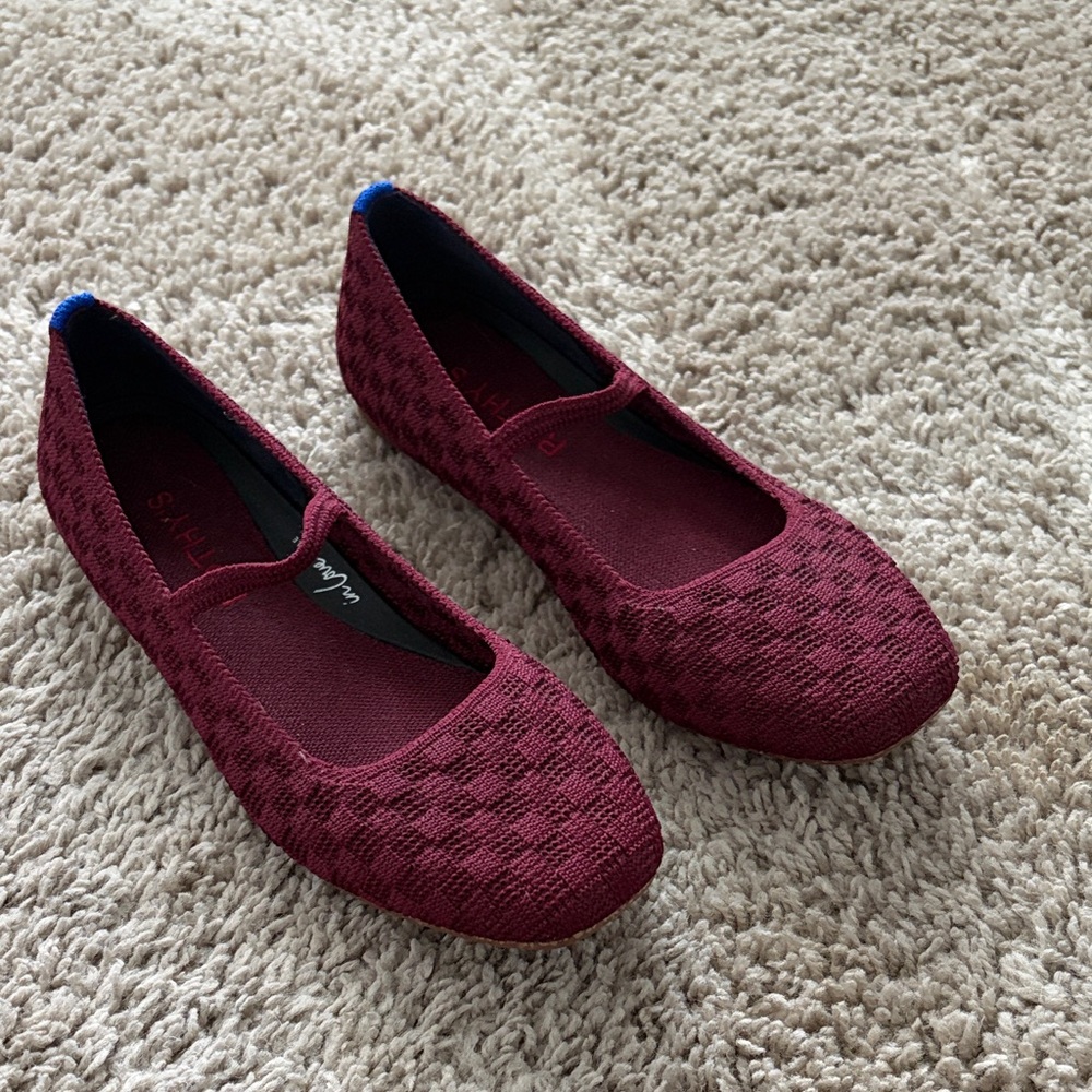 Rothy's max square Mary Jane flats